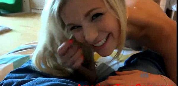  Scarlet Red loves it when you cum on her hands AmericanTeenCam.com
